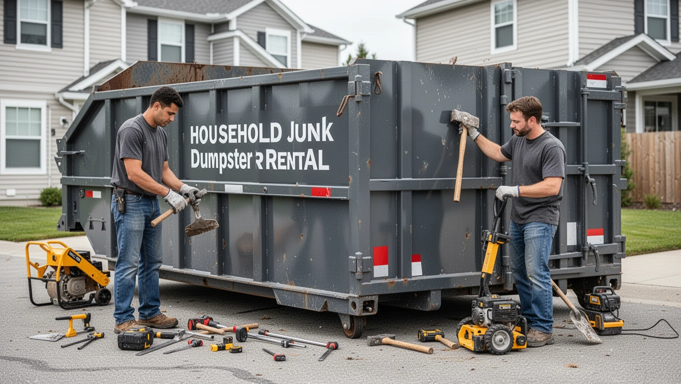 Household Junk Dumpster Rental